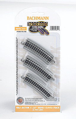 160-44821 Bachmann N 11.25" Radius 1/2 Curve
