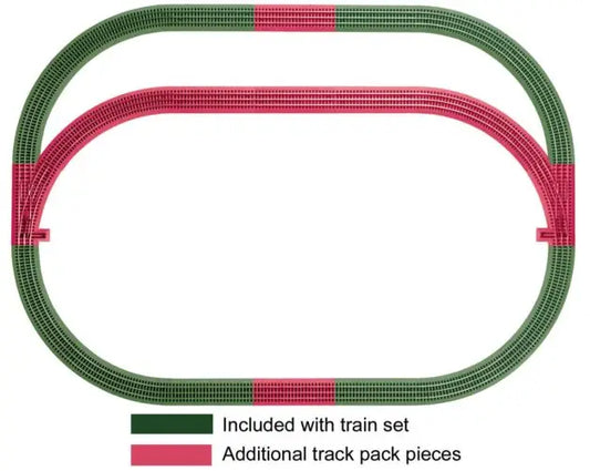 434-612031 Lionel Outer Passing Loop Track Pack 3-Rail FasTrack