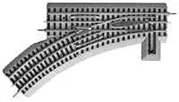 434-612017 Lionel O-36 Left Hand Manual Turnout 3-Rail FasTrack