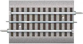 434-612024 Lionel 5" Straight 3-Rail FasTrack