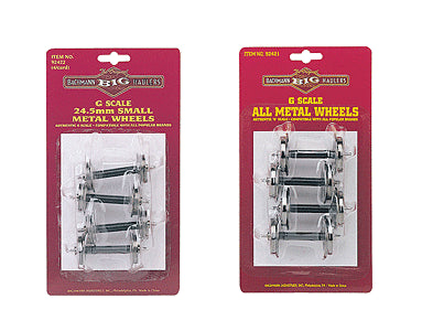 160-92421 Bachmann G Metal Wheel Sets - Large