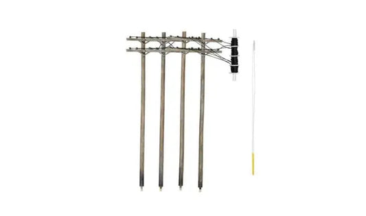 785-2281 WS O Pre-Wired Pole Double Crossbar