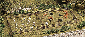 150-777 Atlas HO Rustic Fence