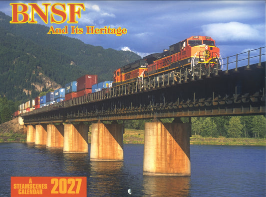 2027 Steamscenes Calendar -- BNSF